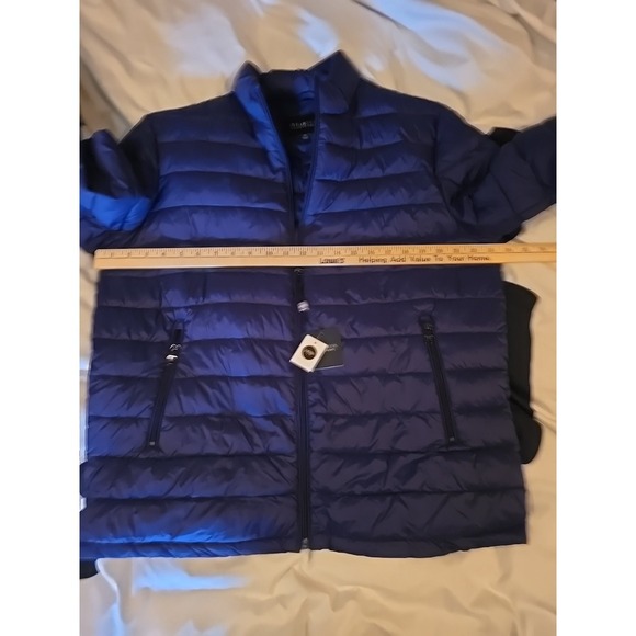 Kenneth Cole Jacket Navy Blue Mens Sz XL Large Puffer Quilted Lightweight. 0035 - Picture 10 of 16